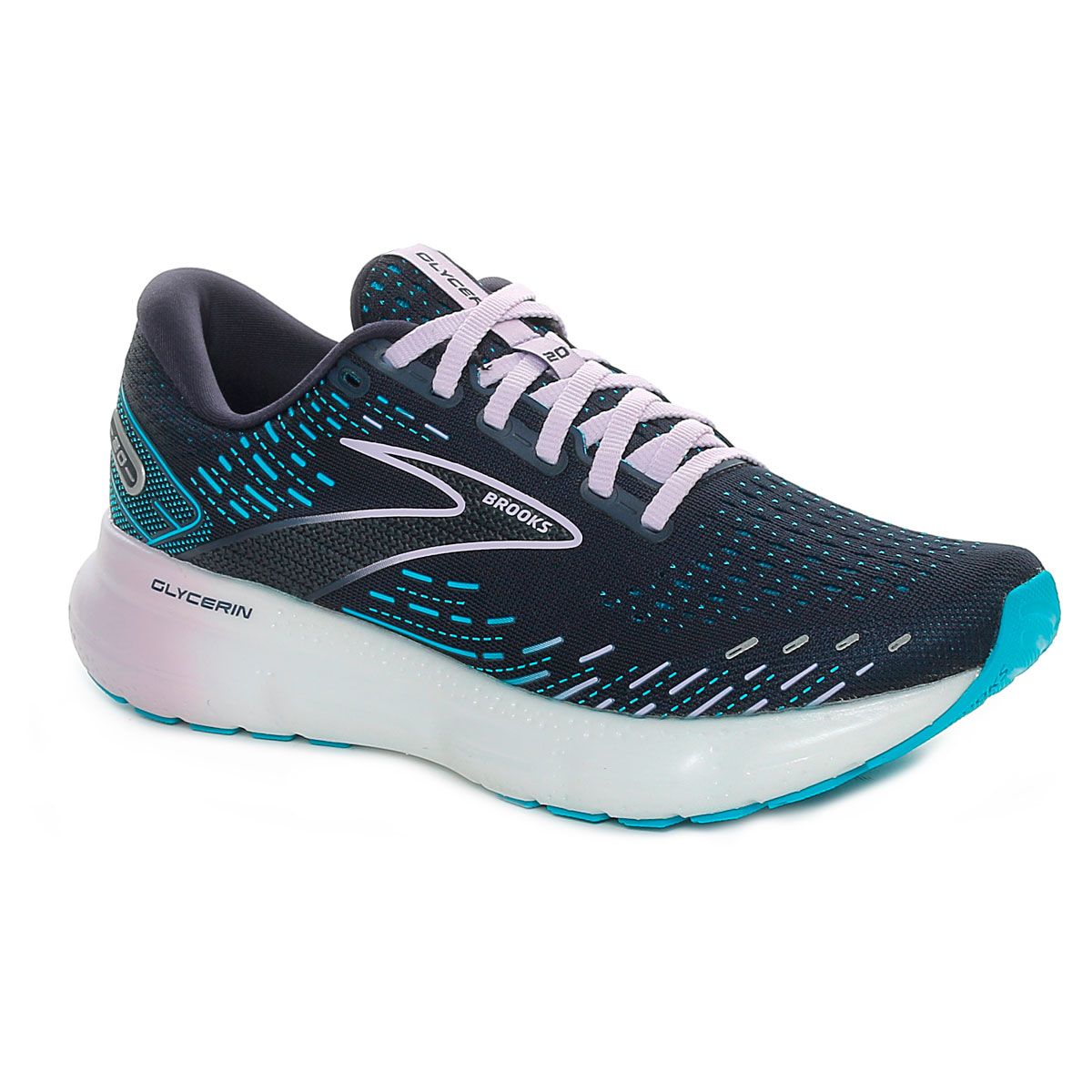 Brooks Glycerin Gts 20 Donna Blu Fucsia