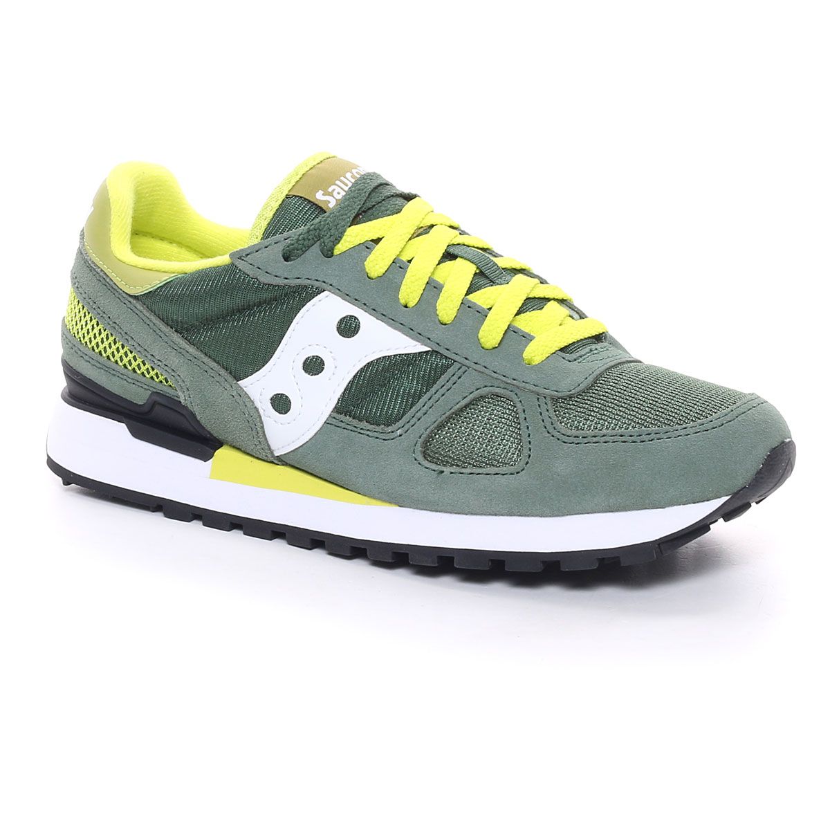 saucony shadow verde lime