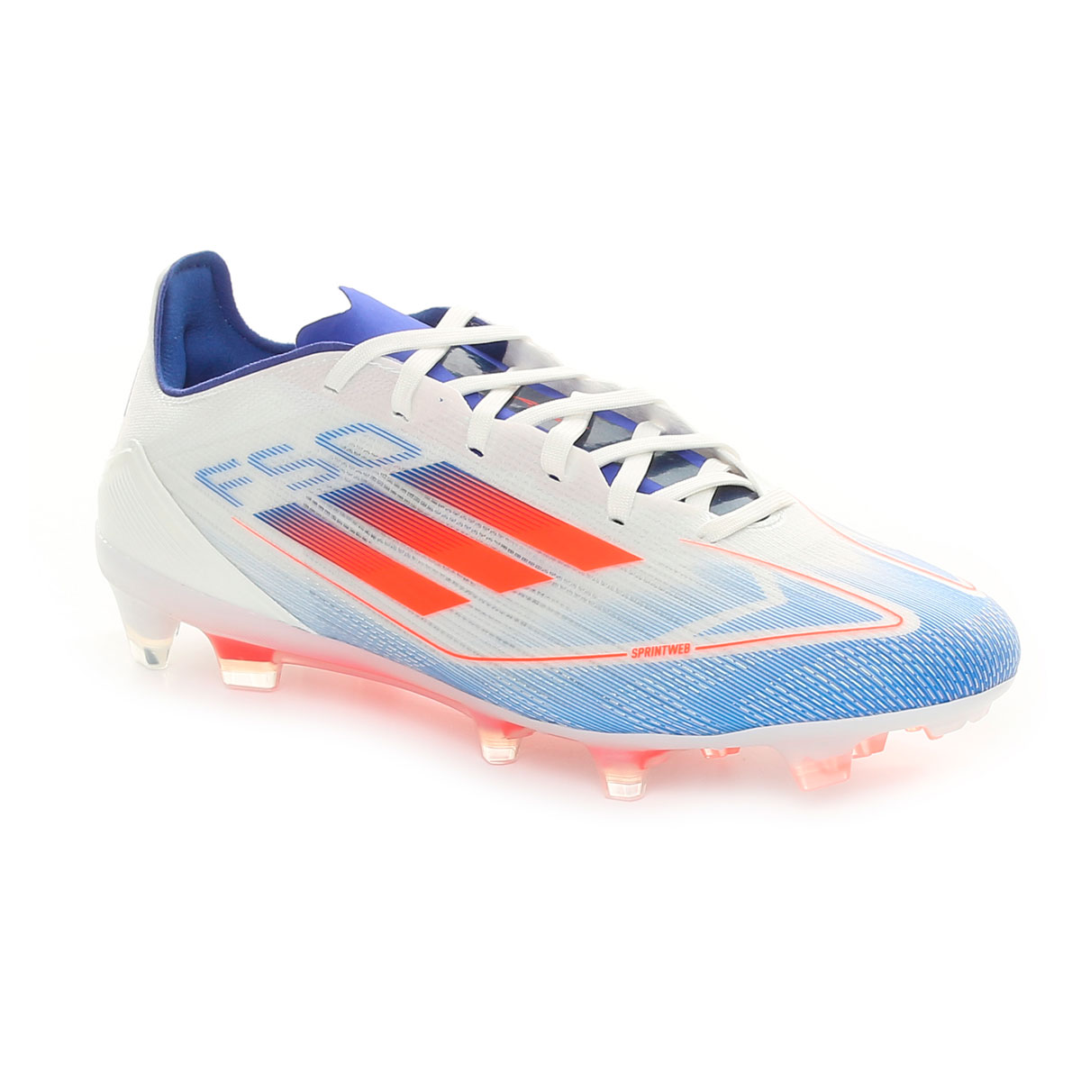 Scarpa da Calcio Uomo adidas F50 Pro Firm Ground Bianco Azzurro