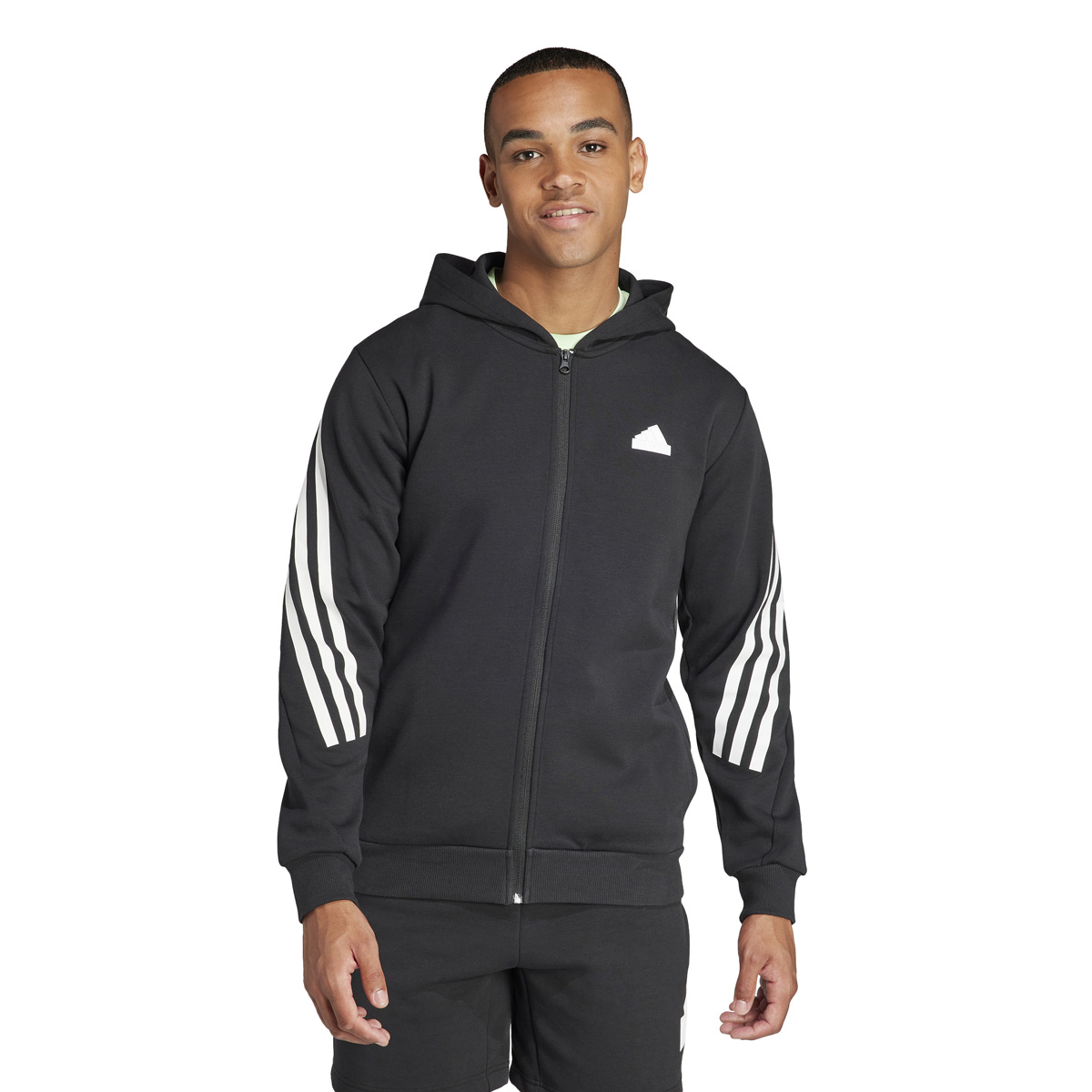 adidas Felpa Future Icons Stripes Uomo Nero