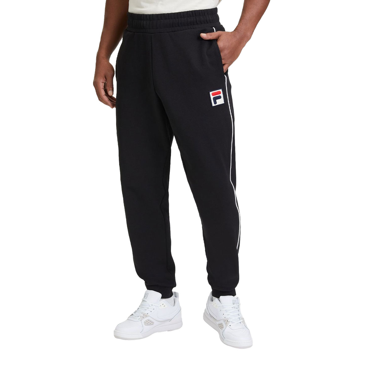 Cotone Tuta Fila Uomo Saldi Pantaloni Tuta Uomo Fila Lincon Nero