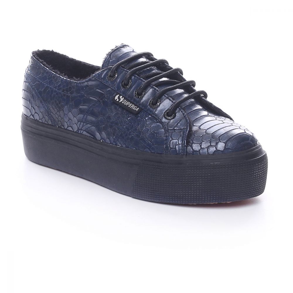 superga flatforms navy