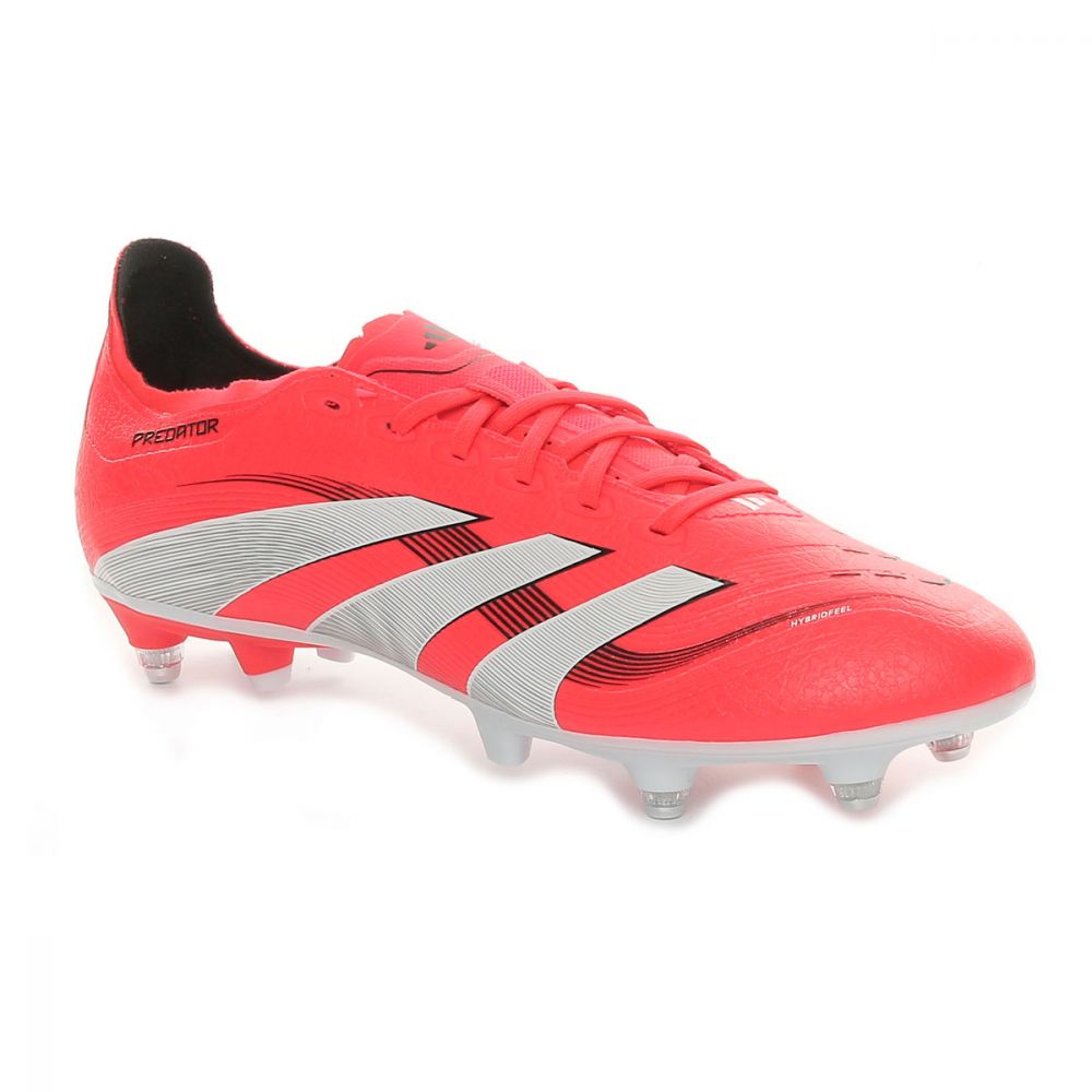 Scarpa da Calcio Uomo Adidas Predator League Soft Ground Rosso Bianco