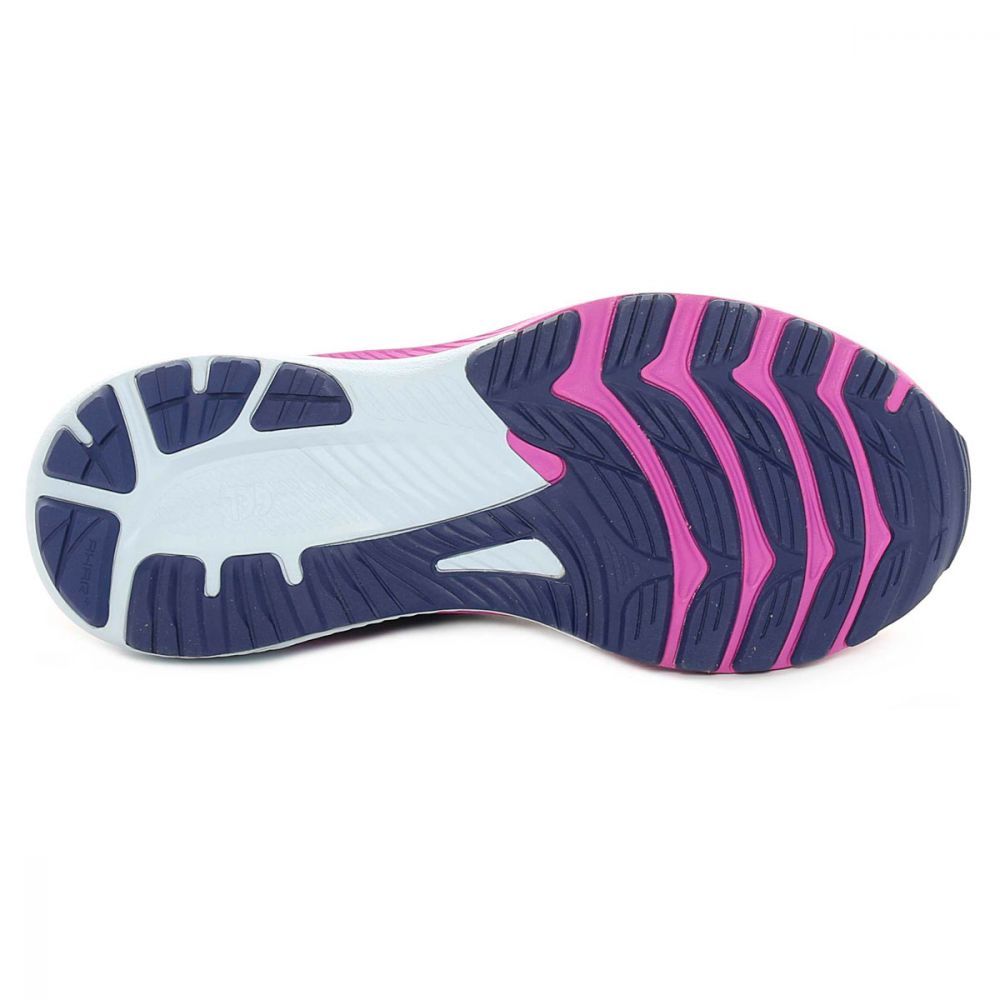 Felpa asics nera e fucsia store