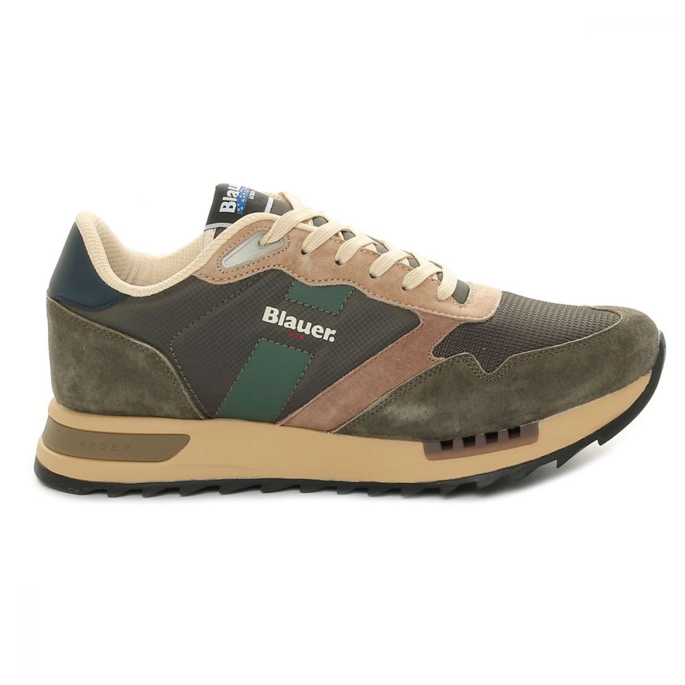 Sneakers Uomo Blauer Ryder01 Verde Militare
