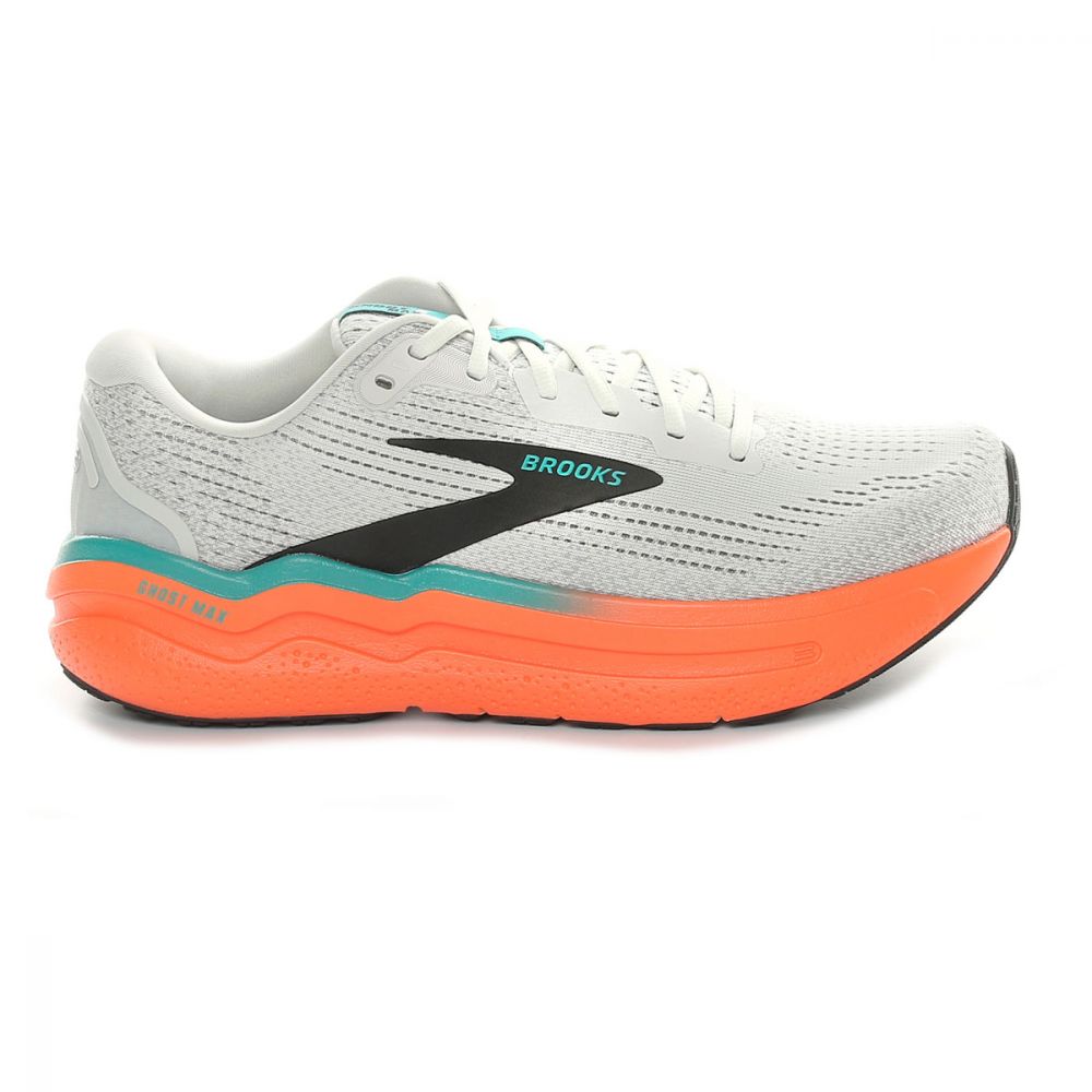 Scarpa da Running Uomo Brooks Ghost Max Grigio Arancione