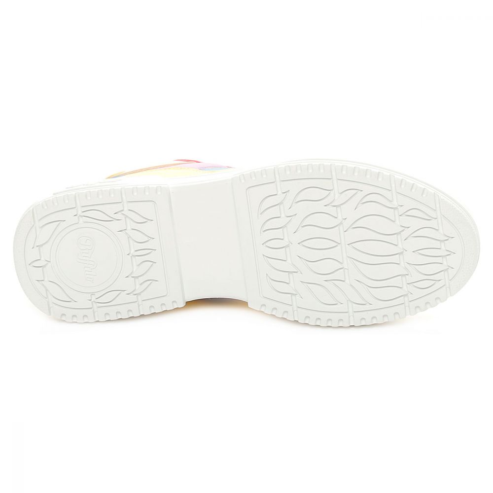 Buffalo RSE V2 - Scarpe Da Ginnastica Donna - Colore Crema, Taglia 40 EU - Sneakers Dal Design Ispirato Al Basket, Suola Ultra Leggera, Materiale Sintetico, Vegano