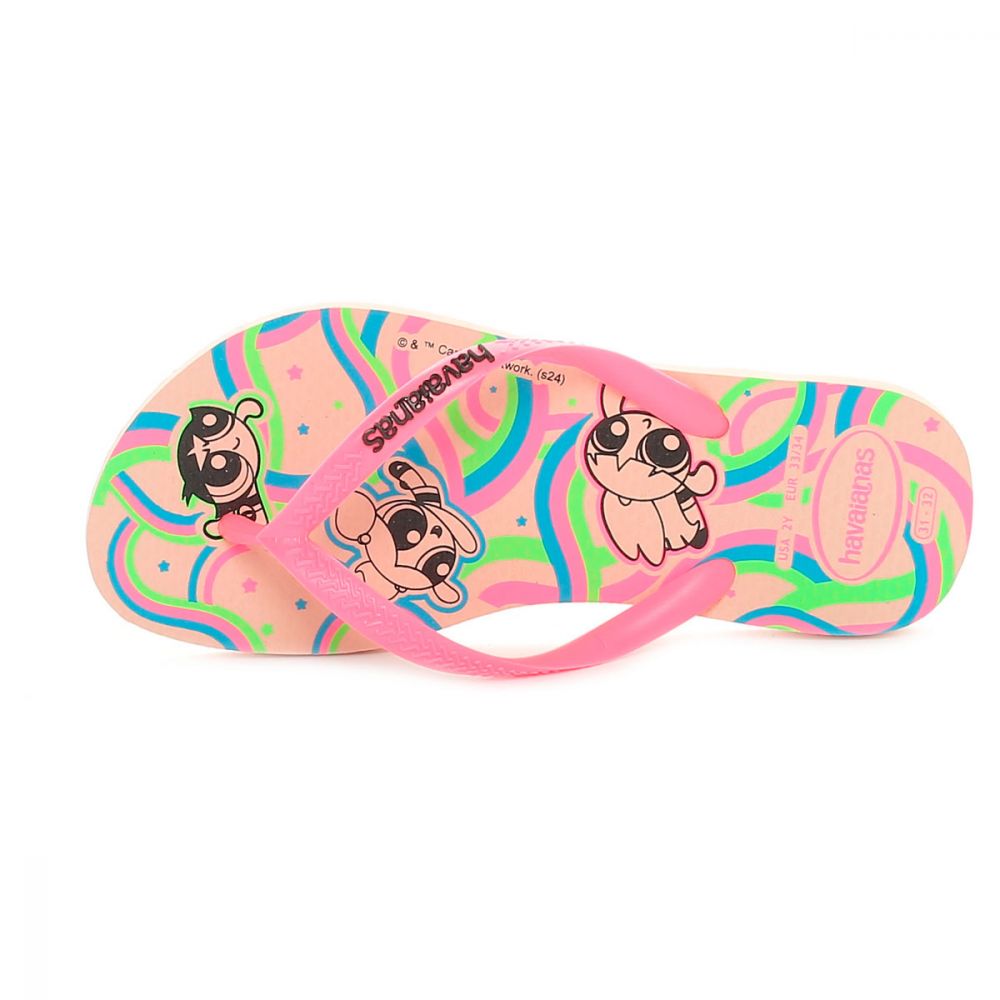 Chinelo Havaianas Infantil Havaianas Slim Powerpuff Girls Chinelo