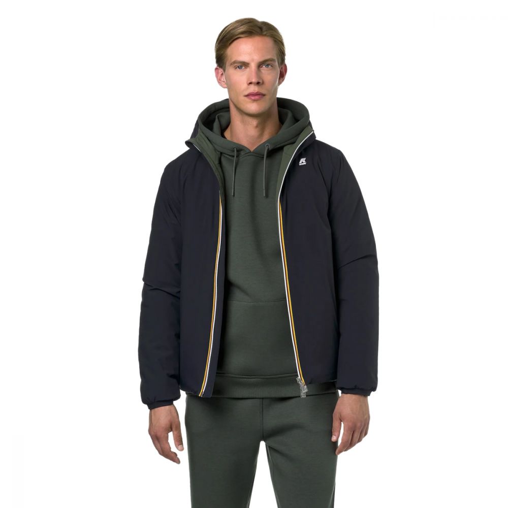 K-Way JACK WARM DOUBLE UNISEX - Giacca invernale - green blackish/green oak/verde