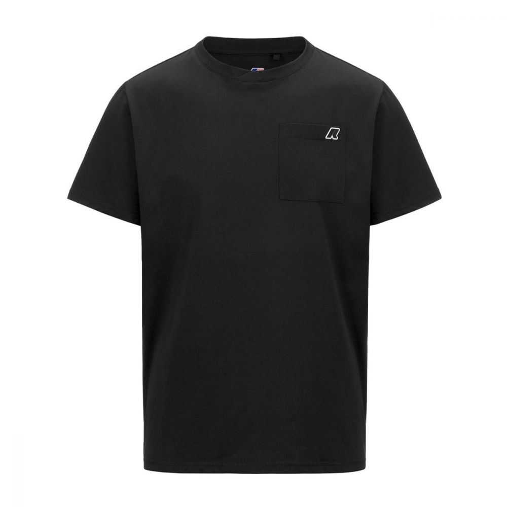 Tシャツ・カットソー K-WAY Men T-shirt Black K2125KW USY Tシャツ・カットソー K-WAY Men T-shirt Black K2125KW USY