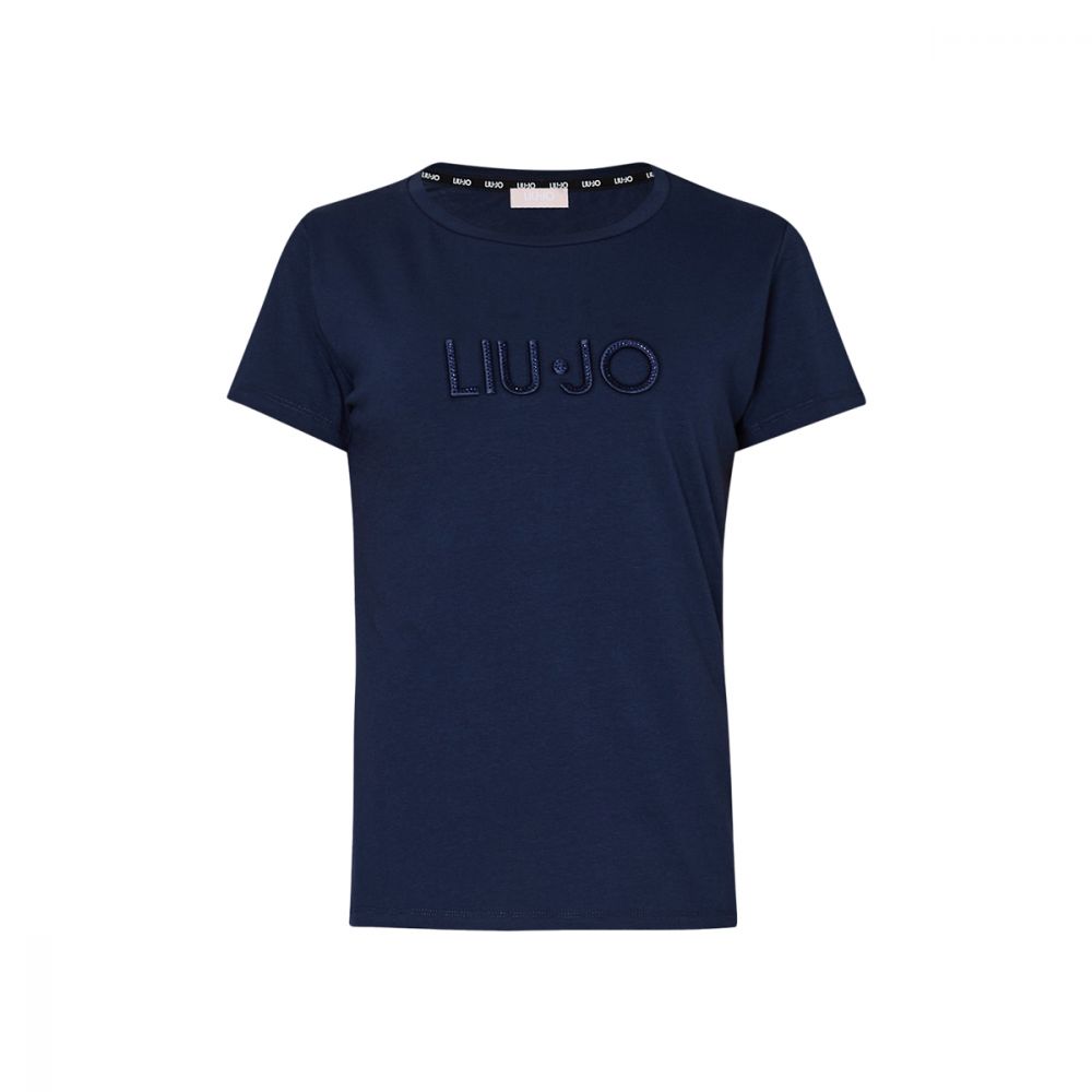 Leggins a zampa tinta unita Blu scuro navy