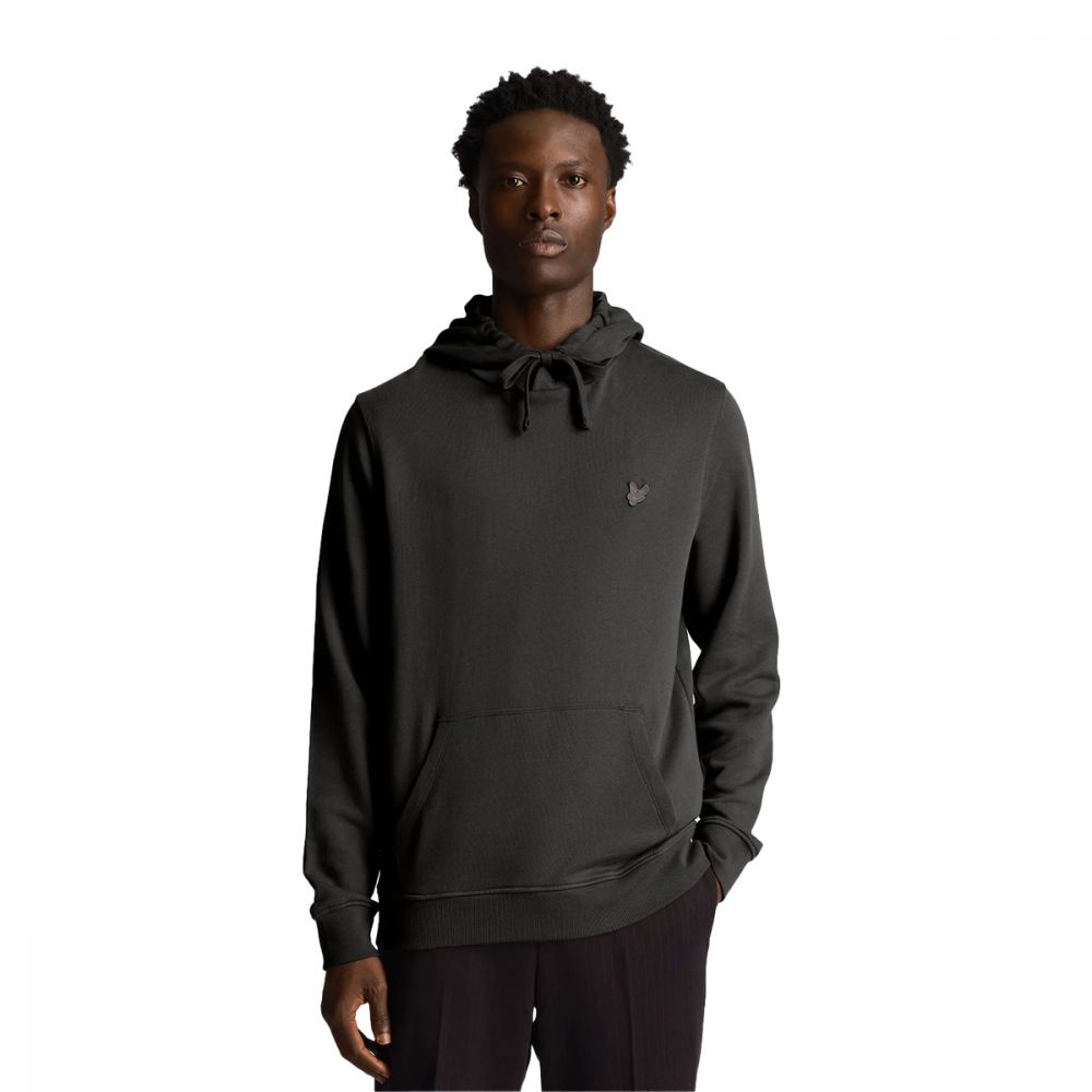 Lyle Scott Felpa Tonal Eagle Uomo Grigio