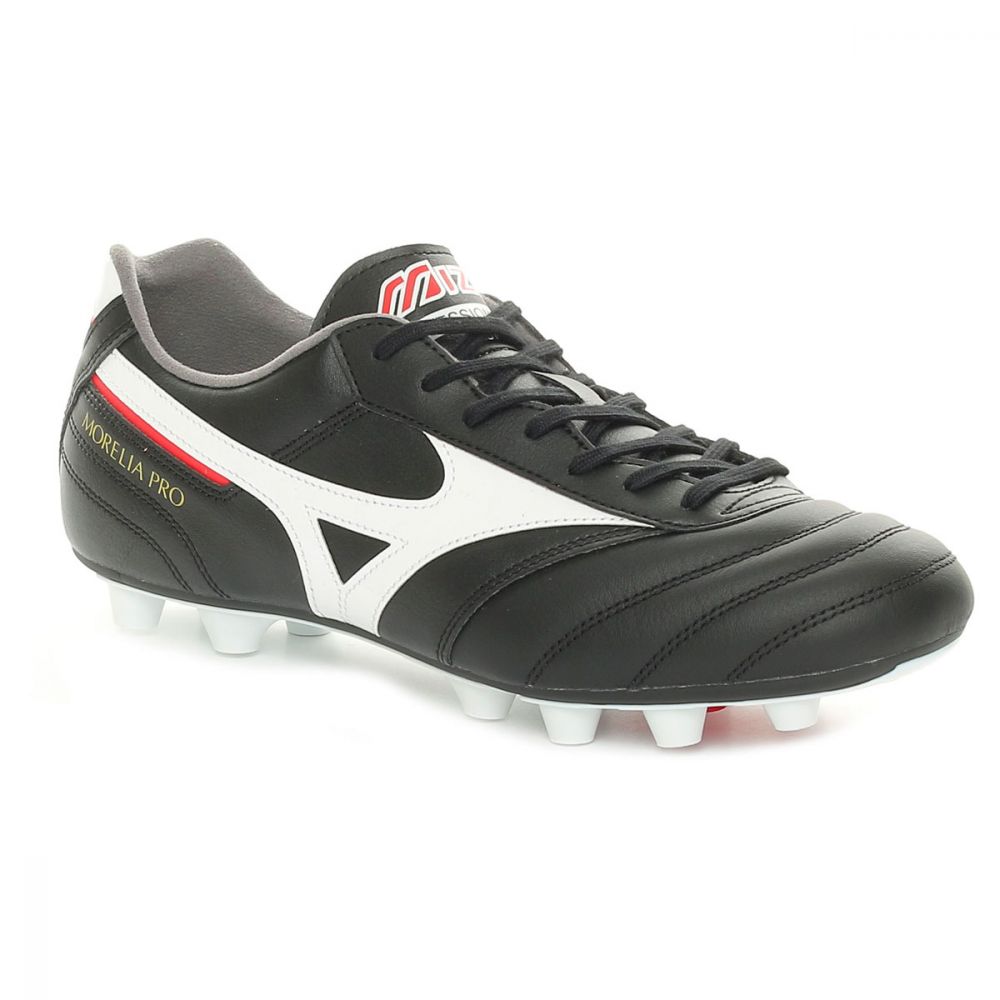 Scarpa da Calcio Uomo Mizuno Morelia II Pro Nero Bianco Rosso