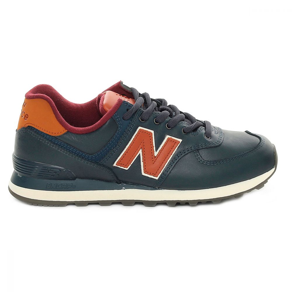 New Balance Ml574 Luxury Leather Uomo Blu