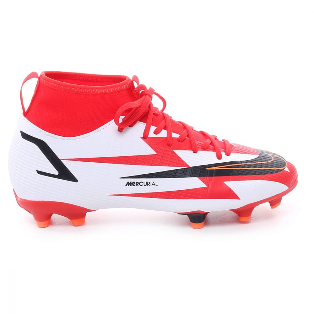 Nike Mercurial Superfly 8 Academy CR7 Junior MG Rosso Bianco