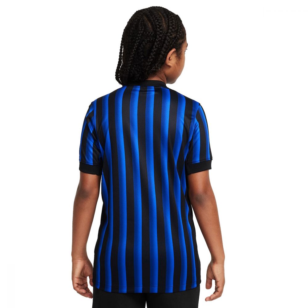 Maglia Calcio Bambino Nike Inter 2025/26 Stadium Home Nero Blu