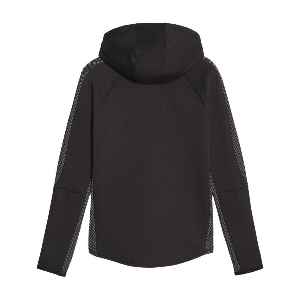 Felpa Donna Puma Evostripe Full-Zip Hoodie Nero