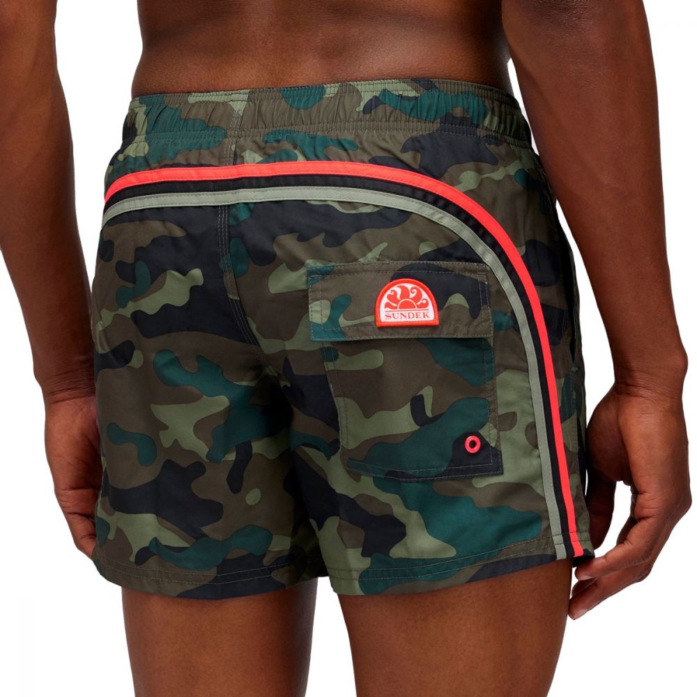 Costume Uomo Sundek Volley 504 Print Militare