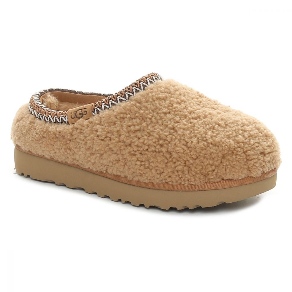 Ciabatta Donna Ugg Tasman Maxi Curly Marrone
