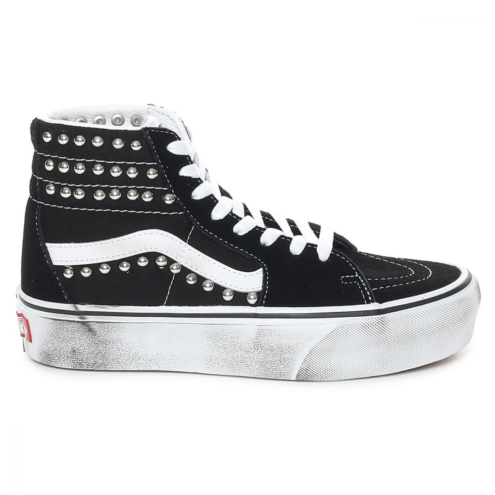 Vans Sk8 Hi Platform 2.0 Borchie Nero Bianco