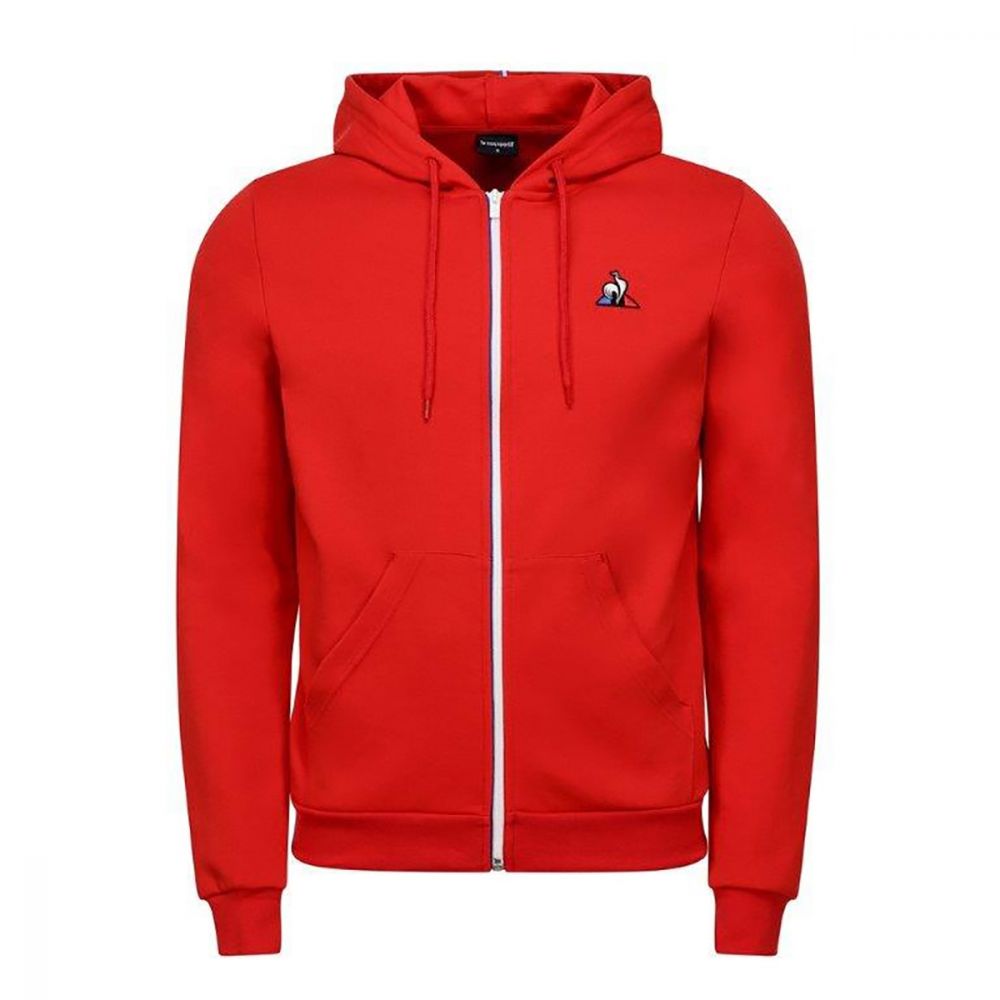 Le Coq Sportif Stagione 2 Hoody N°1 M Felpa con Cappuccio, Sky CAPT./g.Chiné Clair/n.o.w, Small Uomo