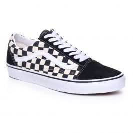 old skool vans check